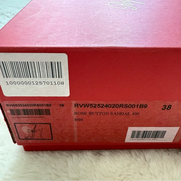 Roger Vivier  Rose Bottom Sandals Authentic Retail 1550$ - Picture 10 of 10